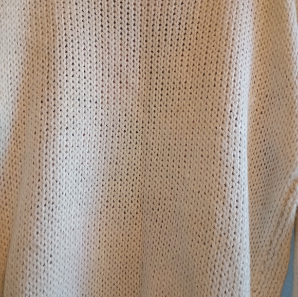 Vintage 80s/90s Needles & Yarn Floral Knit Sweater Medium Shoulder Pads Chunky - Picture 11 of 12